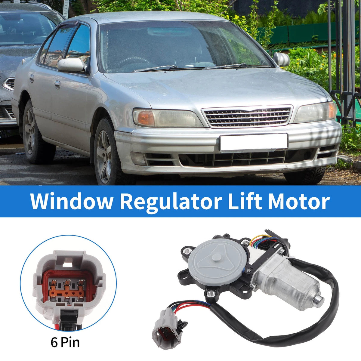 Power Window Regulator Lift Motor for Infiniti I30 V6 3.0L