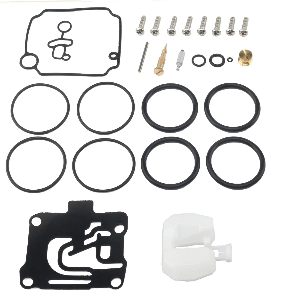 4X Carburetor Repair Kit for Yamaha 4-Stroke 40-50HP Models 62Y-W0093