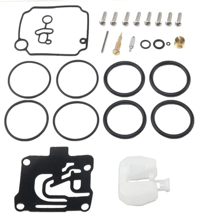4X Carburetor Repair Kit for Yamaha 4-Stroke 40-50HP Models 62Y-W0093
