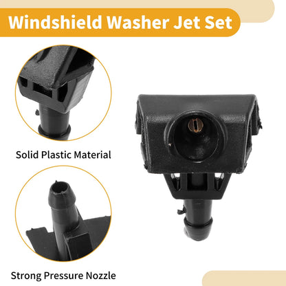Windshield Washer Nozzle Kit  Pcs for Nissan Note (2006-2013)