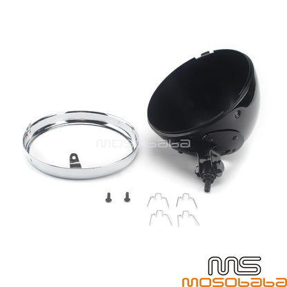 7 Inch Motorcycle Headlight Shell for Harley Dyna Fat Boy FXST (2006-2017)