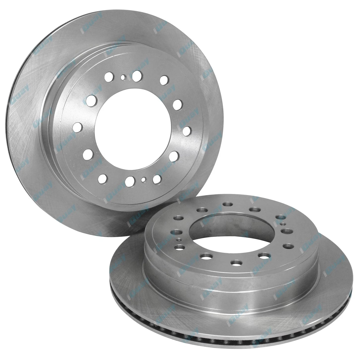 2 x Rear Disc Brake Rotors for Toyota Fortuner GUN156 2.8L (2015-2019)
