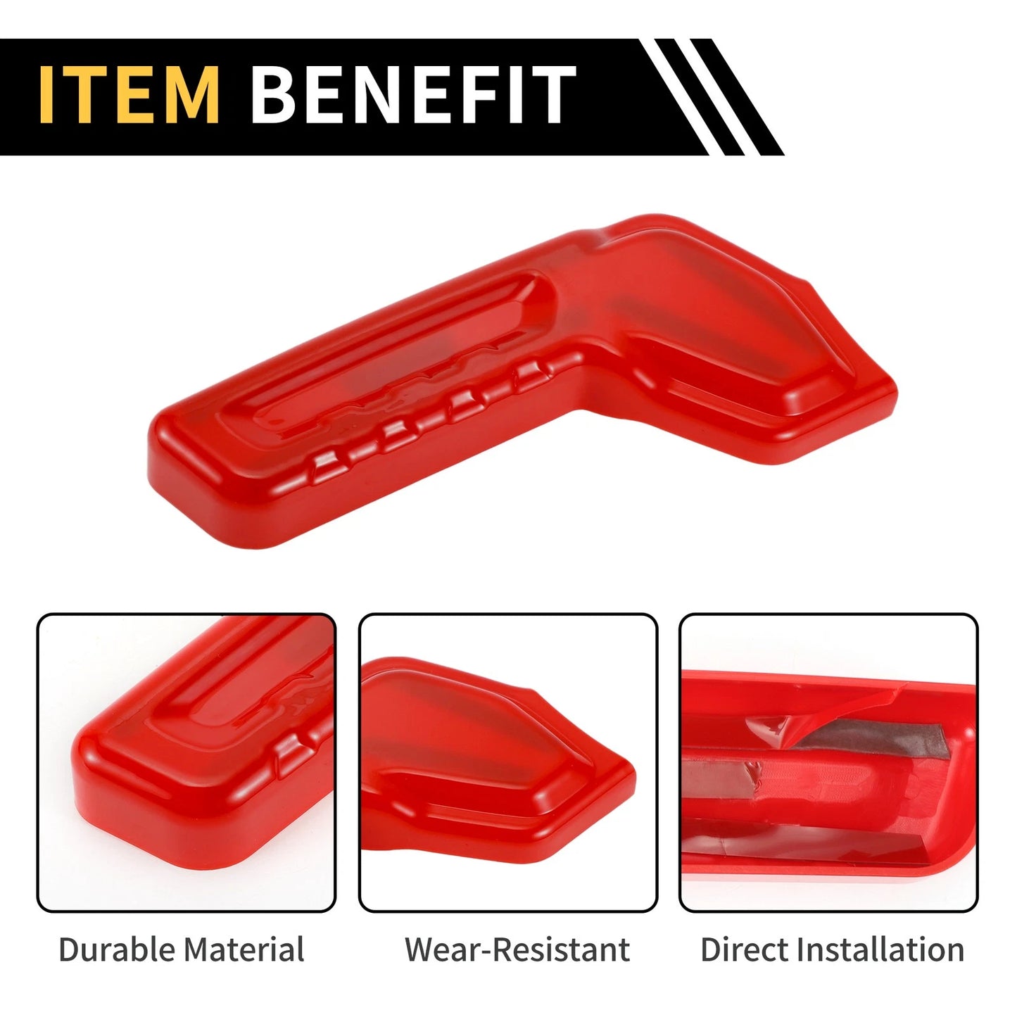 Seat Adjustment Button Cover Trim for Jeep Gladiator JT (2018-2024) Red