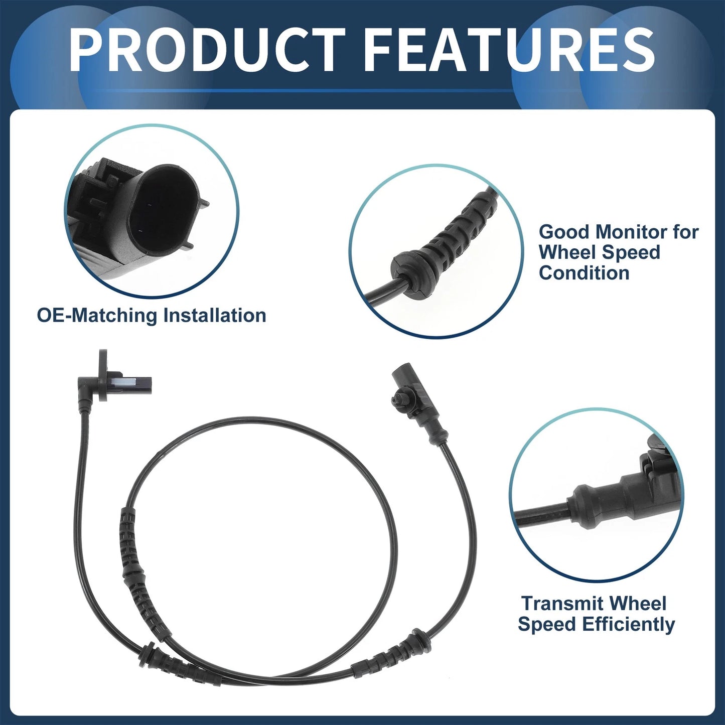 ABS Wheel Speed Sensor for Land Rover LR4 (2010-2016)