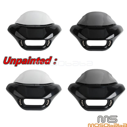 Shark Headlamp Fairing Windshield for Softail Standard Low Rider 107 (2018-2023)
