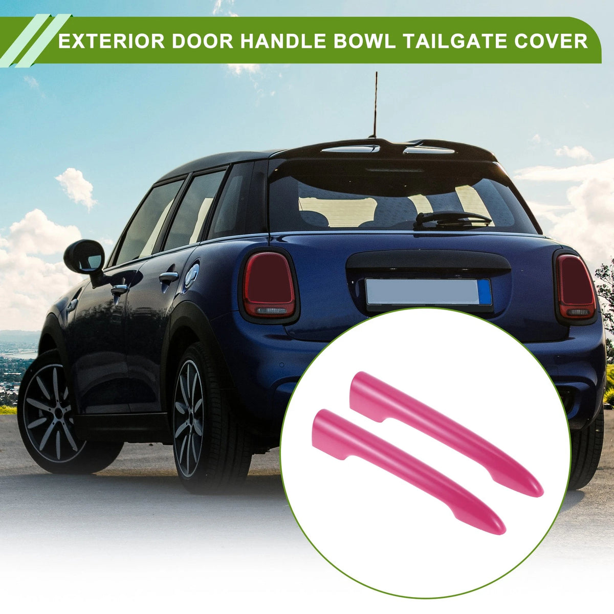 Tailgate Handle Cover for BMW Mini Cooper F54 Clubman Pink