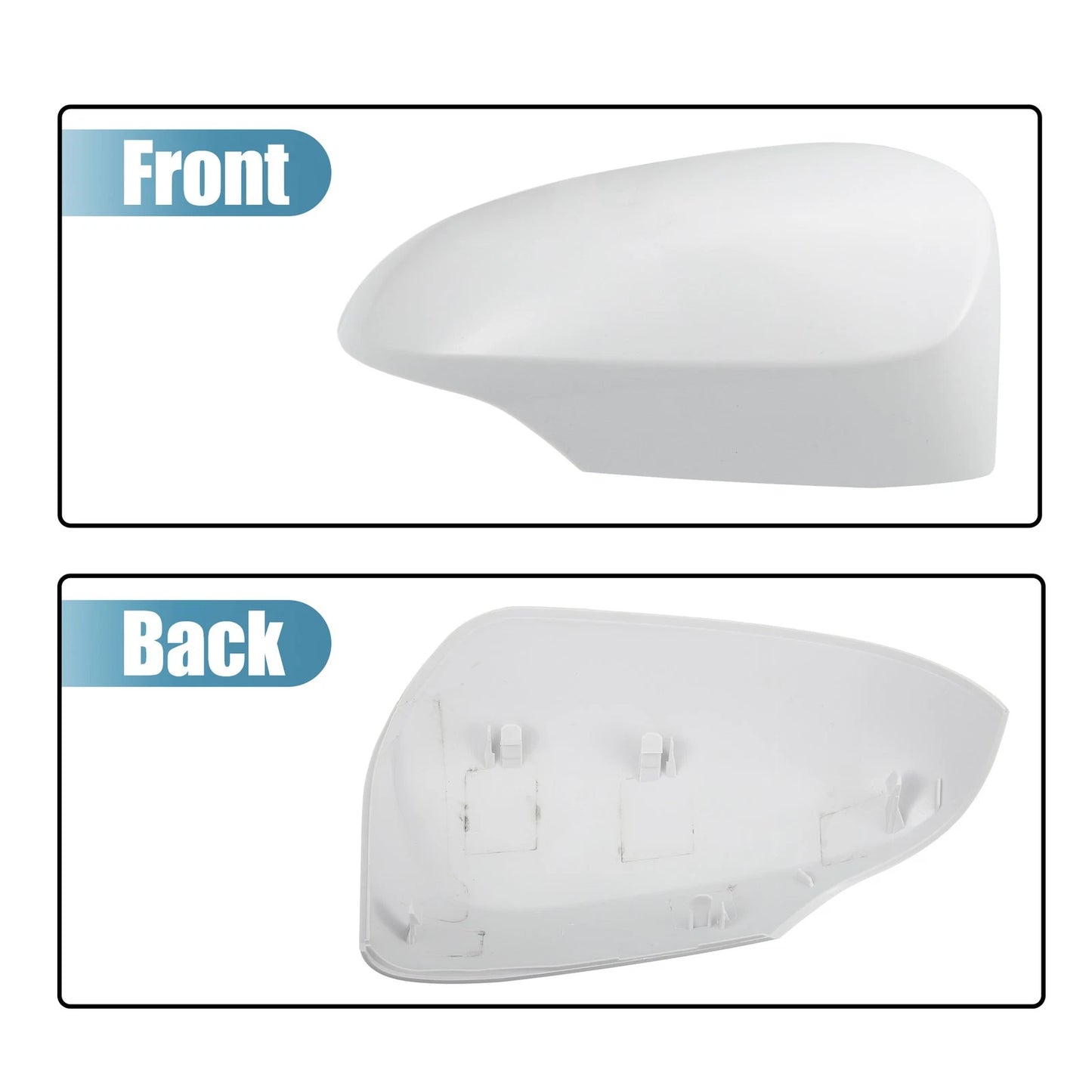 Unpainted Right Mirror Corner Triangle Cover for Toyota Corolla (2014-2017)