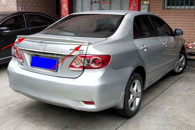 Unpainted Trunk Spoiler Wing for 2009-2013 Toyota Corolla Sedan (2009-2013)
