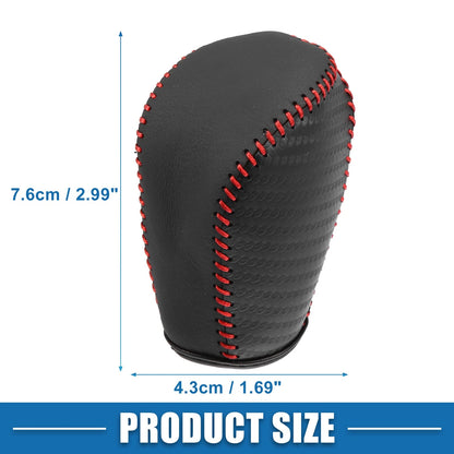 Gear Shifting Knob Cover for Honda Civic 10th Gen 2016-2021 Black Red