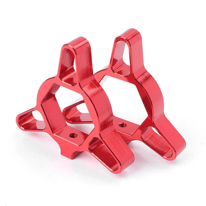 2 x Red CNC 22mm Fork Preload Adjusters for Universal Aluminum Suspension