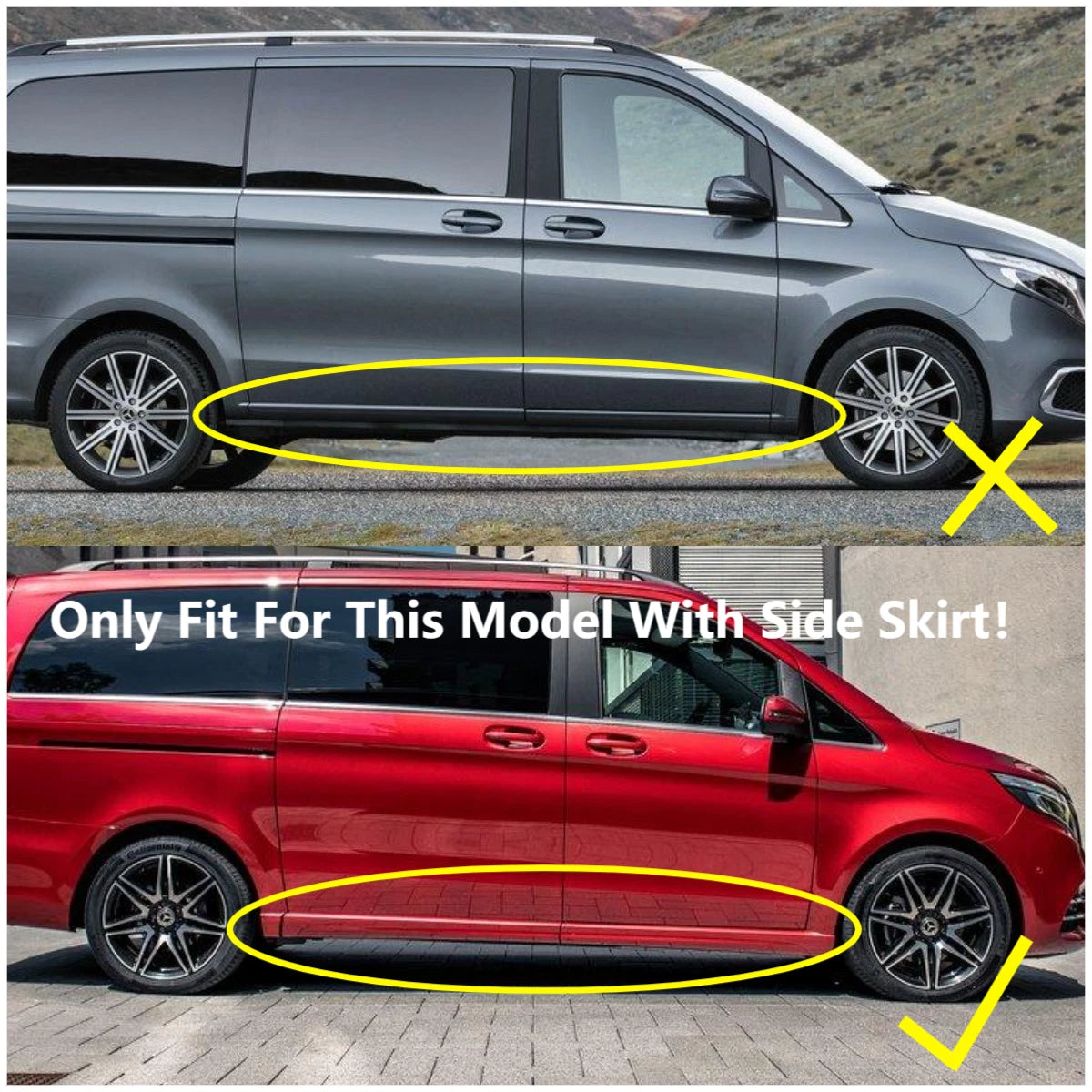 Guard Mud Flaps for 2016-2020 Mercedes Benz V-Class Metris Vito W447