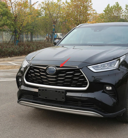 Grille Cover Trim for 2020-2023 Toyota Highlander Glossy Black