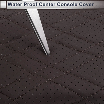 Car Center Console Cover for BMW X7 (2019-2024) - Dark Brown Storage Bag 1 Set