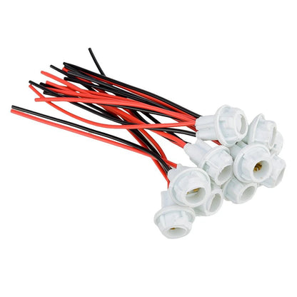 T10 168 194 LED Bulb Tail Light Socket Connectors for Car