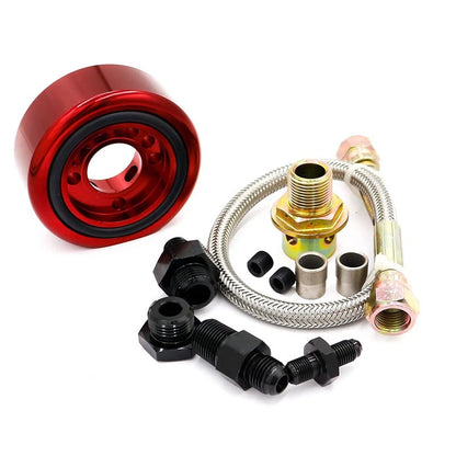 Car Oil Gauge Cooler Sandwich Adapter Plate for Acura Honda