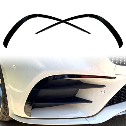 Glossy Black Front Bumper Lip Splitter for Benz CLS-Class (2018-2021)