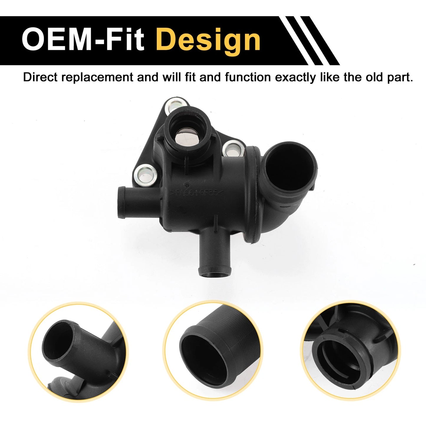 Engine Coolant Thermostat Housing for Kia Picanto, Hyundai (2004-2010)