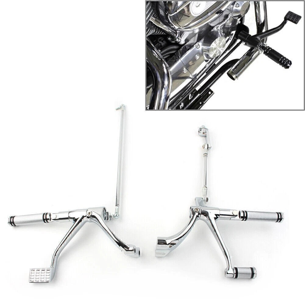 Complete Forward Controls Kit Pegs Lever Linkages for Harley Sportster (04-13)
