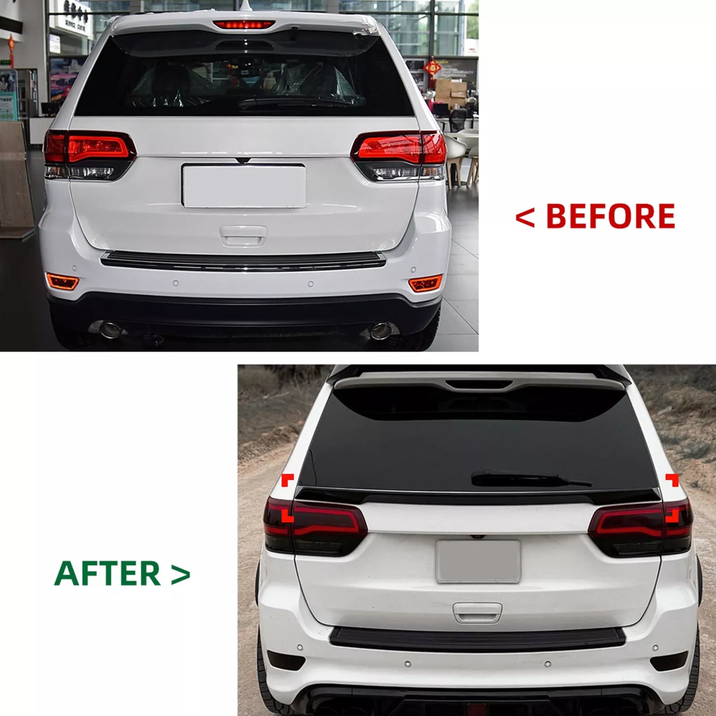 Rear Boot Spoiler Lip for Jeep Grand Cherokee SRT (2012-2021)