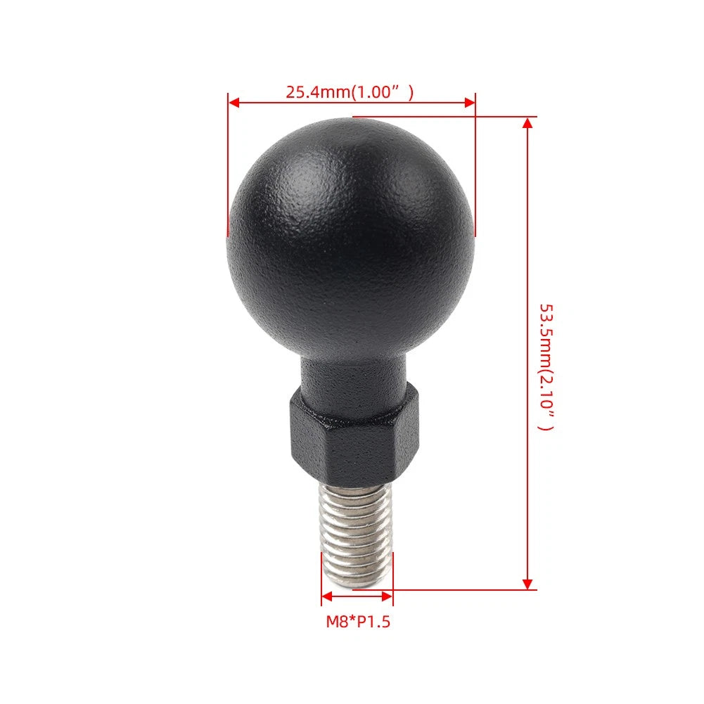 Universal Motorcycle Ball Head Base GPS Phone Holder Bracket Stand for M6-M8