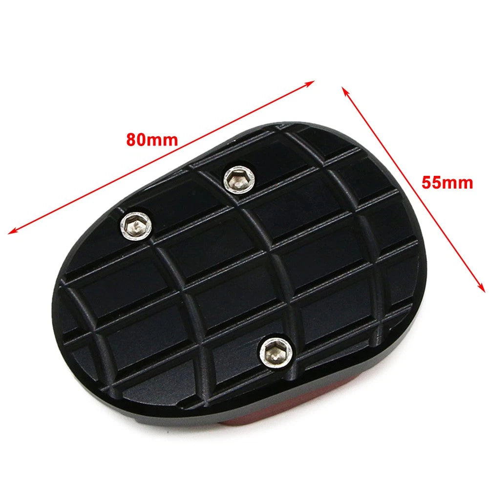 Foot Side Stand Bracket Extension Pad for Honda PCX 160 (2020-2021) Black
