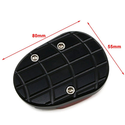 Foot Side Stand Bracket Extension Pad for Honda PCX 160 (2020-2021) Black