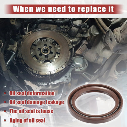2 x Car Oil Pump Crankshaft Seals for Toyota Avensis (1997-2003)