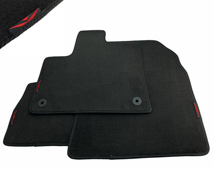 Floor Mats for Citroen with Red Emblem Tailored Carpets (All Models)