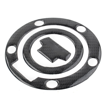 Carbon Fiber Gas Tank Decal Trim Fuel Cover Sticker for YZF-R6 (2006-2023)