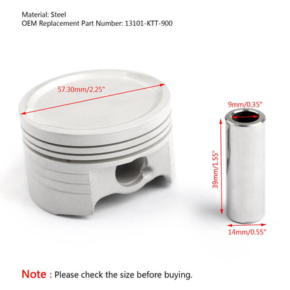 Piston Ring Kit 57.30mm for Honda CBF150 (2008-2012)