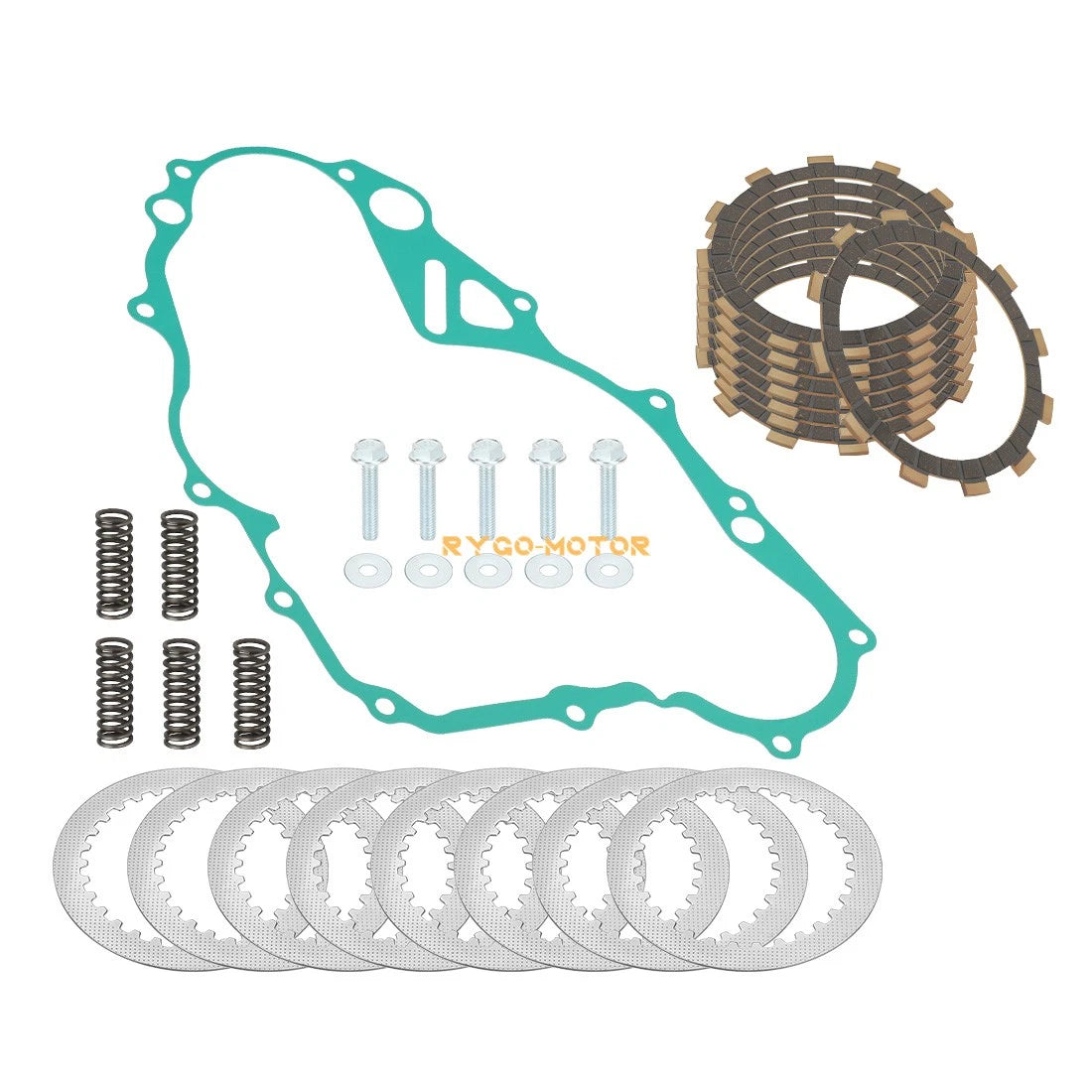 Clutch Friction and Steel Plates Springs for Yamaha WR250F YZ250FX (2015–2019)