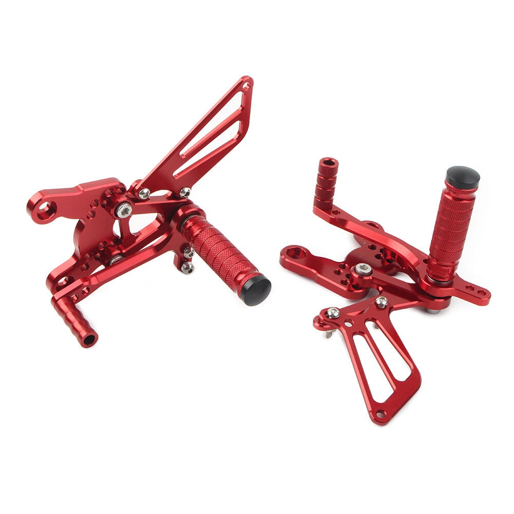 CNC Rearsets Footpegs for Honda CBR400RR NC29 (1993-1999) - Red