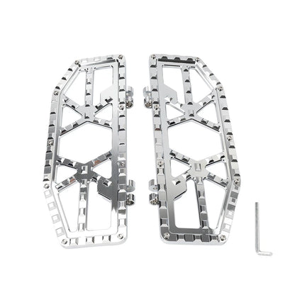Chrome Rider Driver Floorboards Foot Pegs for Harley Electra Glide