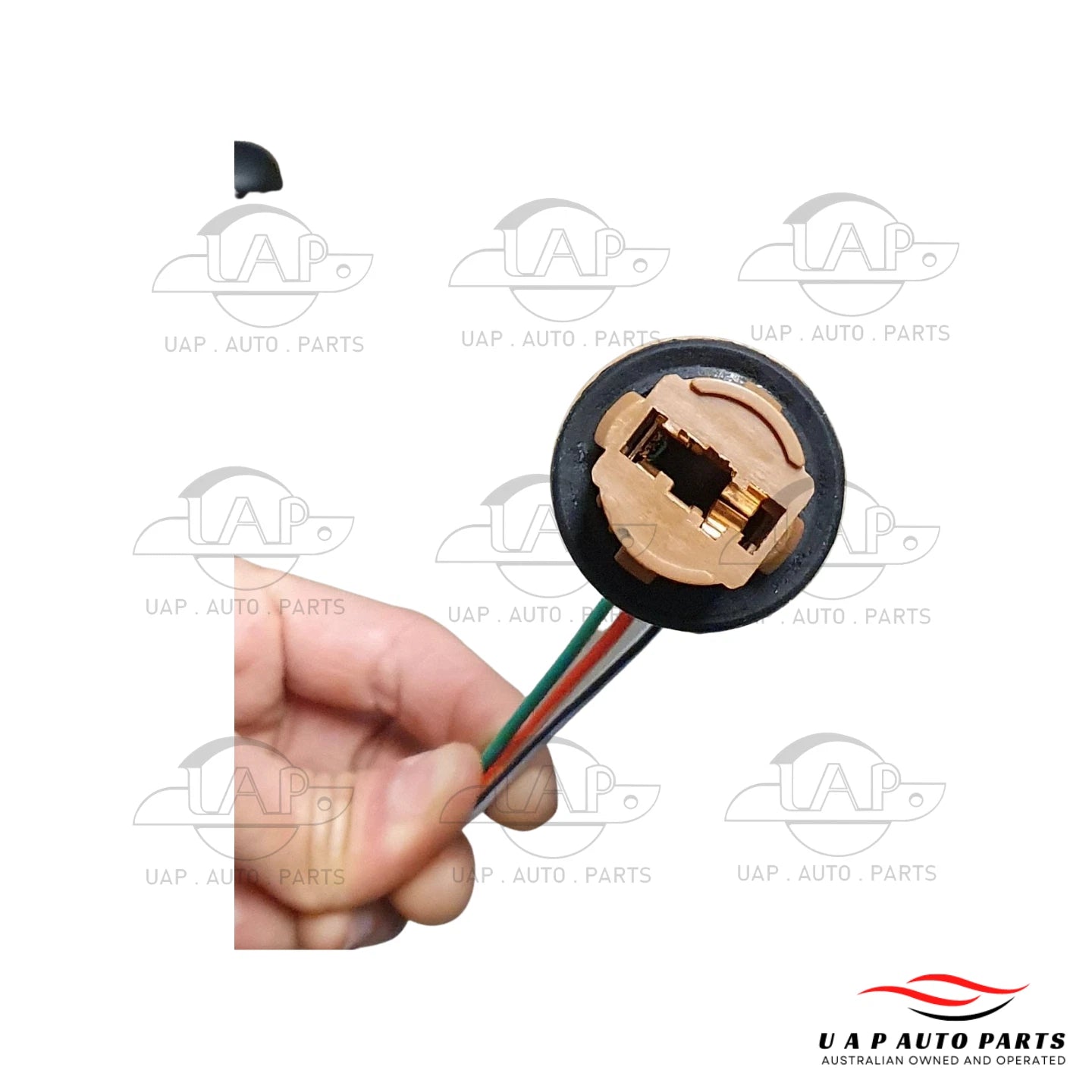 7443 Dual Filament Wedge Stop Light Bulb Socket Connector for T20