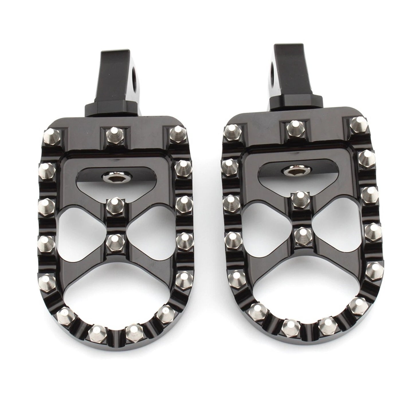 Footpegs 2 x Chrome Anti-Slip for BMW R18 (2020-2023)