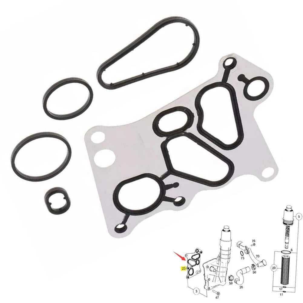 Oil Cooler Gasket Kit for Mercedes E200/E300/E400/C200