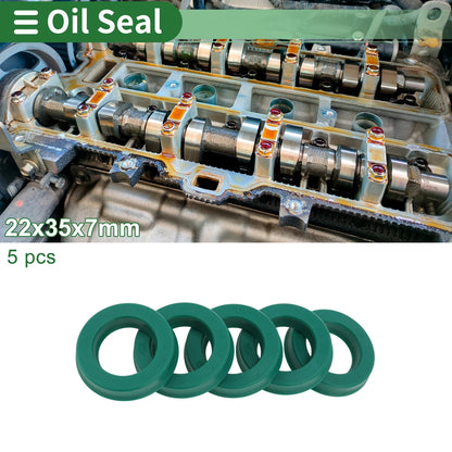 Oil Seal / 22x35x7mm (5 x) / Seal Ring Rotary Shaft Seal TPU for Universal