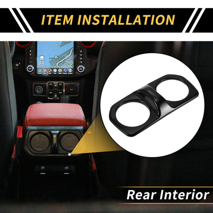 Rear Air Vent Armrest AC Outlet Panel Cover for Jeep Gladiator JT (2020-2023)