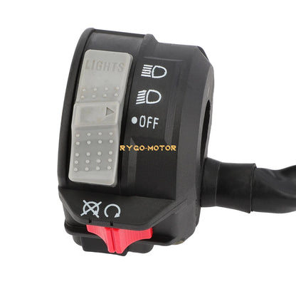 Left Handlebar Stop Kill Switch Headlight for Yamaha YFZ350 Banshee
