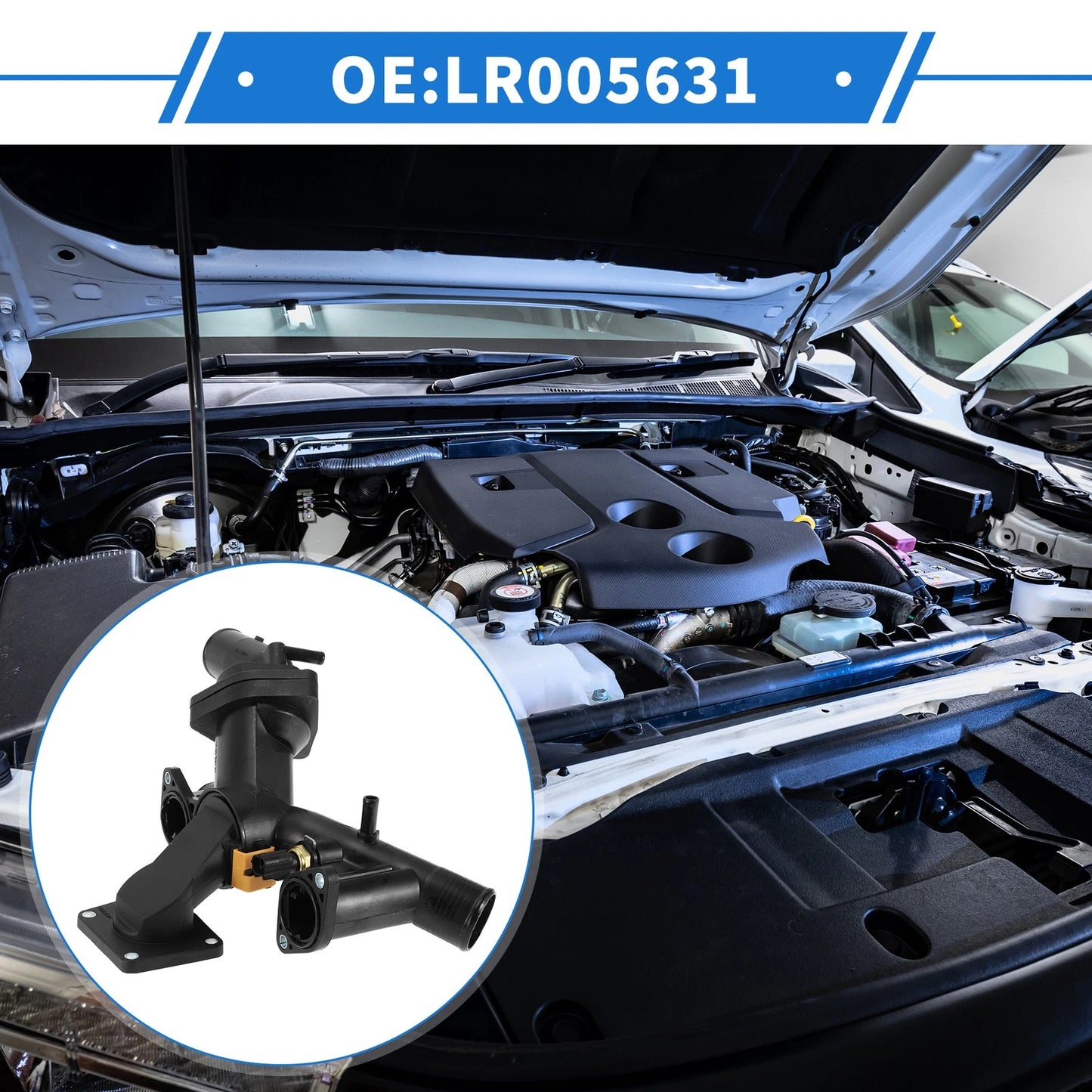 Coolant Thermostat Housing Assembly for Land Rover LR3 (2005-2009)