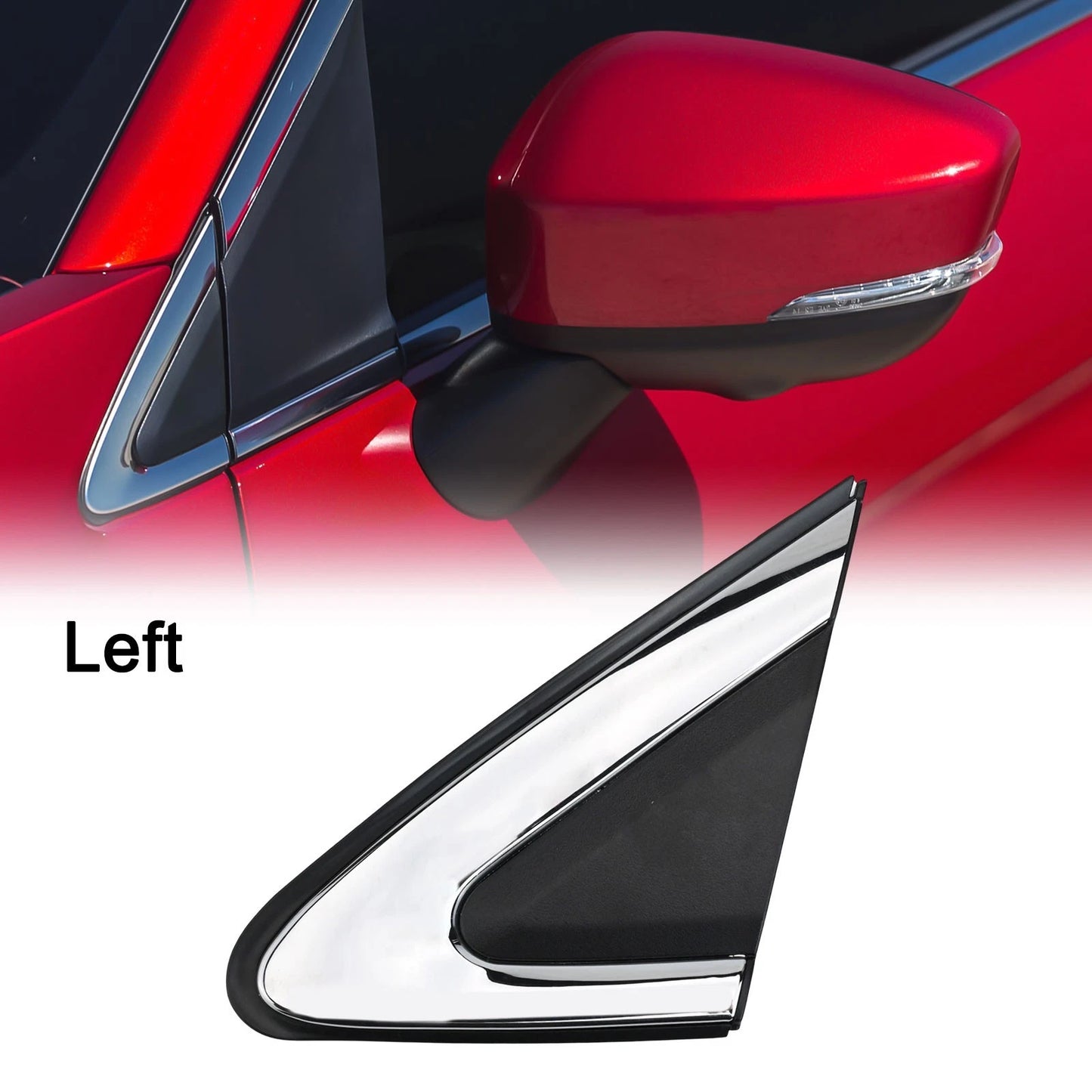 Left Side Mirror Corner Trim Cover for Mitsubishi Eclipse Cross (2017–2023)