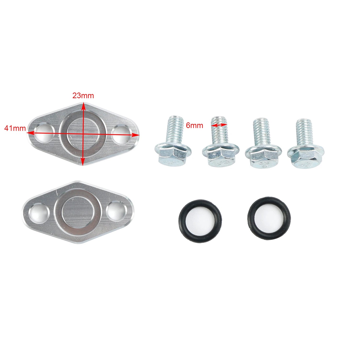 Oil Cooler Lock Plate Kit for Suzuki GSXR1000 (2001-2008)