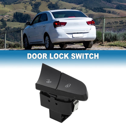 Door Lock Switch for Porsche Cayenne Panamera Black Plastic