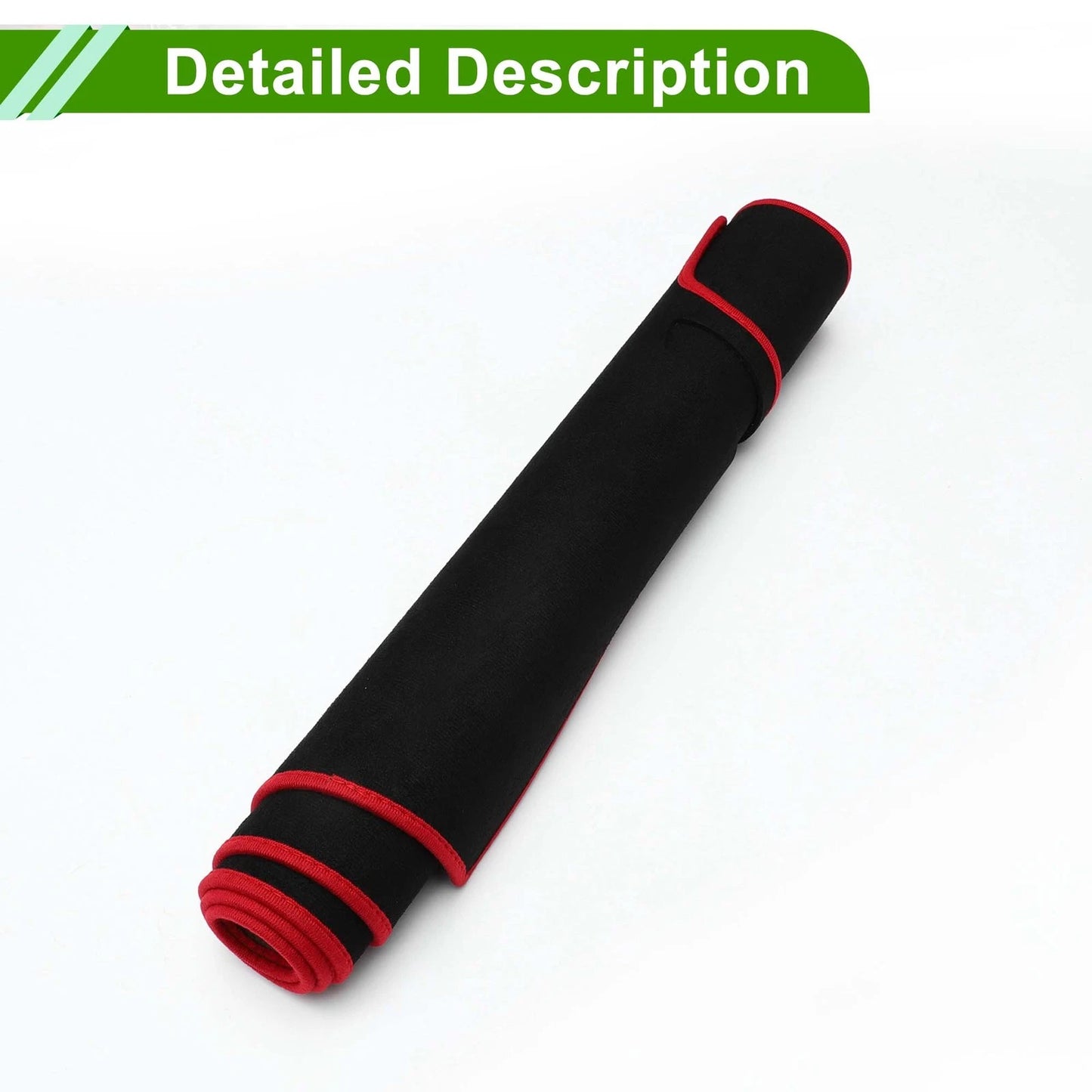 Dashboard Cover Mat for Toyota Wish 2010-2018 Sun Protector Black Red