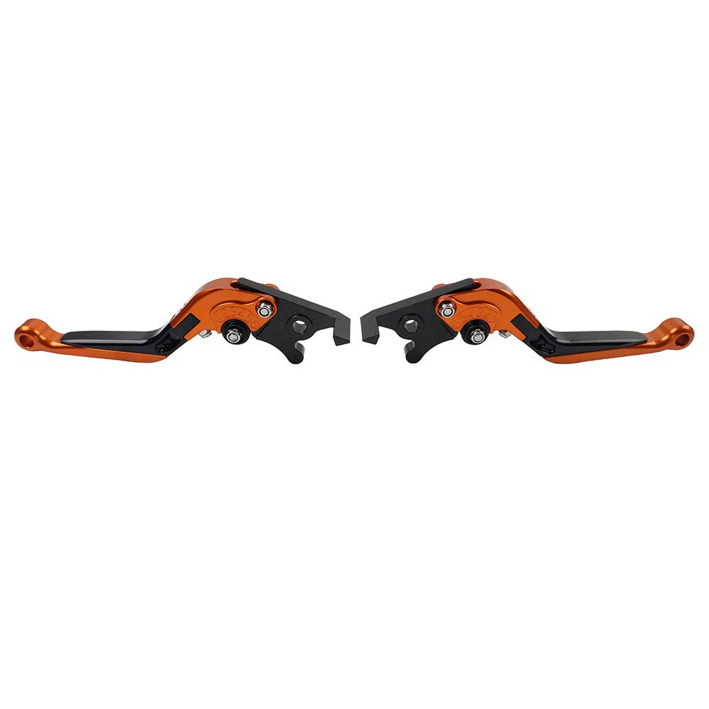 Orange Extendable Brake Clutch Levers for BMW F900R F900XR F750GS F850GS (2019-2023)