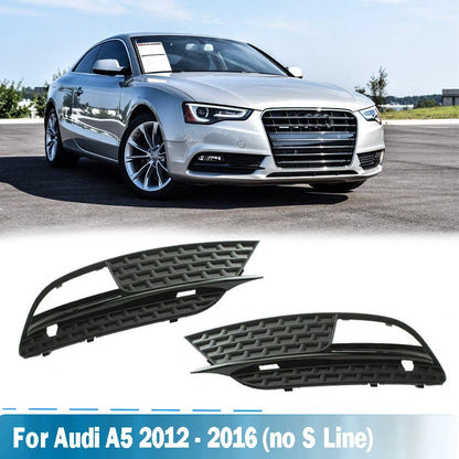 Front Lower Bumper Fog Light Covers for Audi A5 (2012-2015)
