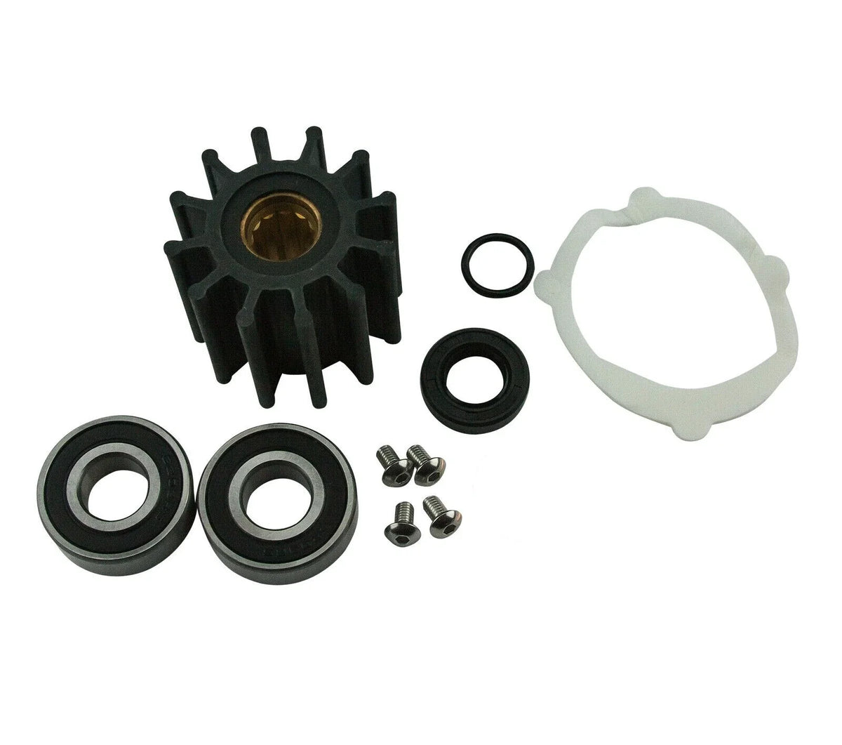 Water Pump Repair & Impeller Kit for Johnson F6B-9 (2009-2019)