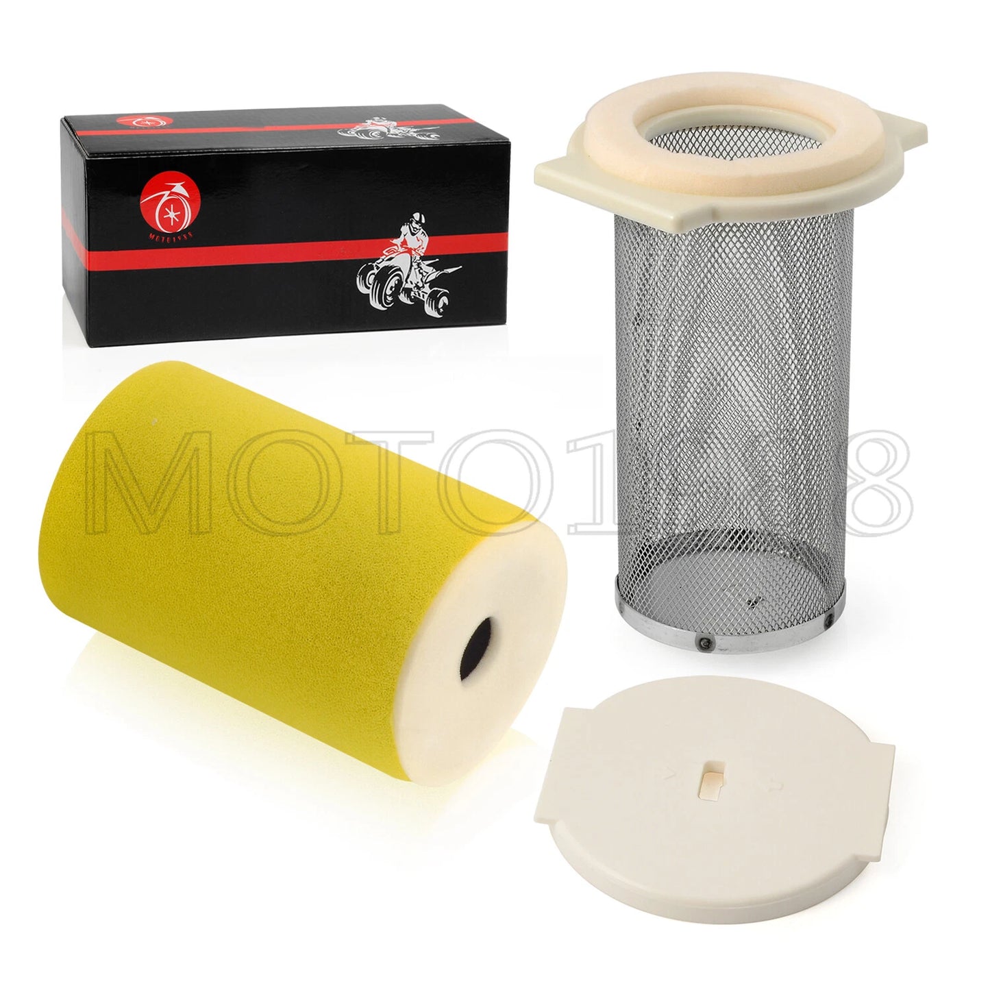 Air Filter & End Cap Fuel Valve Petcock for Yamaha KODIAK 400 4WD (1993–1999)
