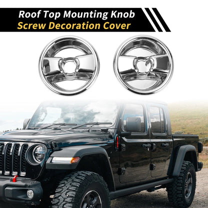 Roof Mounting Knob Screw Cover for Jeep Wrangler JK (2007-2017)