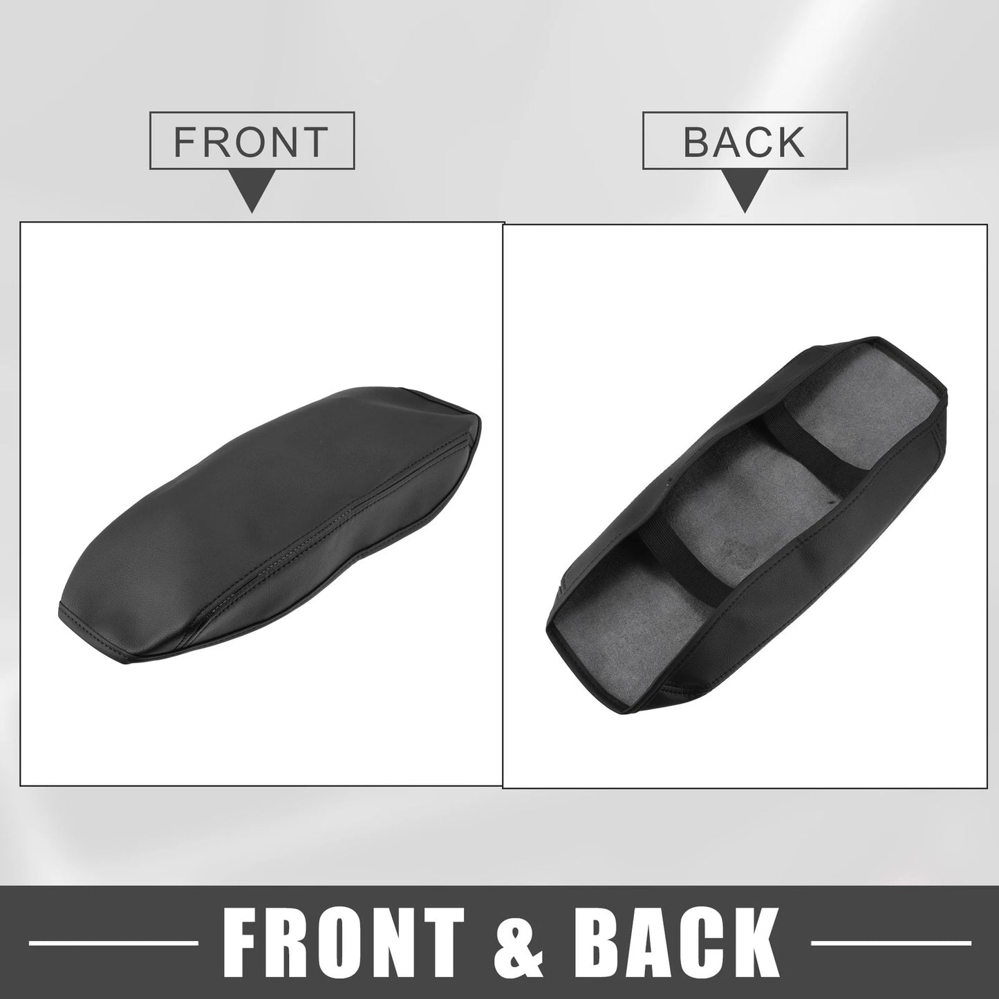 Car Center Console Armrest Cover for Toyota RAV4 (2013-2018) - Black